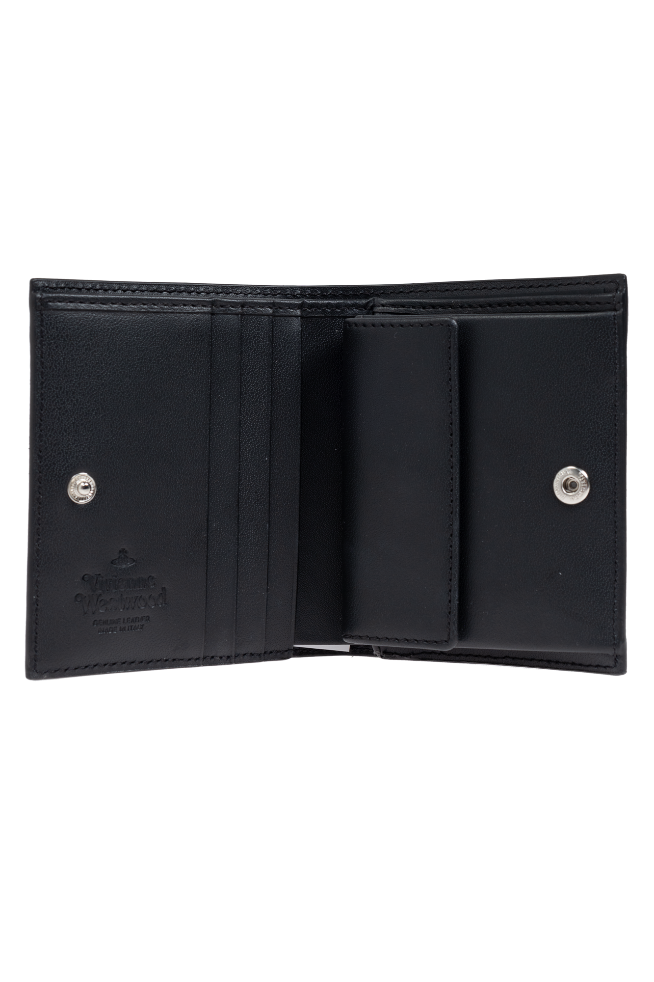 折りたたみ財布 Vivienne Westwood Envelope Card Holder Black 5115002EWS0021N Black Folding wallet with logo Vivienne Westwood